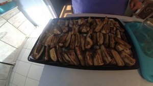 Тещин язык из баклажанов  в духовке на зиму.