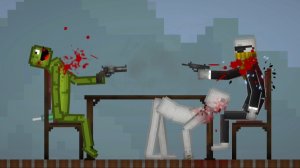 Сражение зеленых против белых