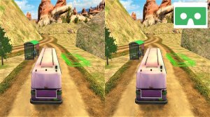 Village Bus DS 3D VR video 3D SBS VR box google cardboard