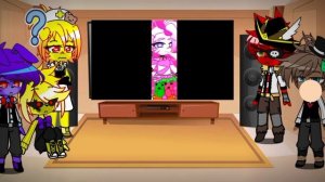 Fnaf 1 react to Fnaf security breach memes || Glammike AU ||
