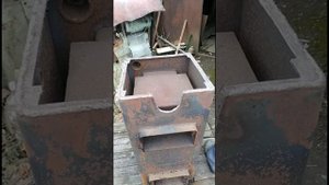 Переделка дровяного котла в буржуйку с минимумом инструментов