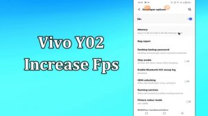 Vivo Y02 FPS Boost || how to increase fps on Vivo Y02