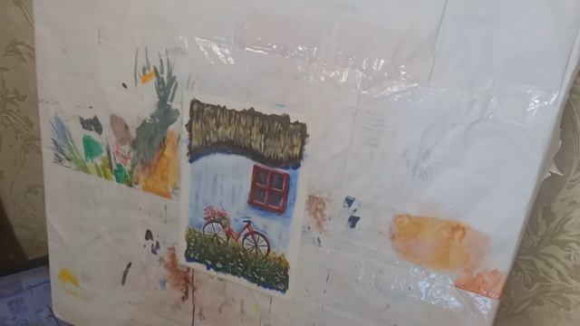 Оригинальный мольберт своими руками. Выставка картин на холодильнике смотреть онлайн