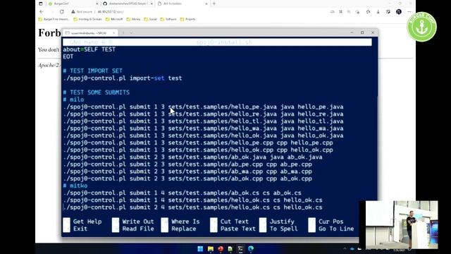 Open Source Competition Programming Judge System - Димитър Минчев смотреть онлайн