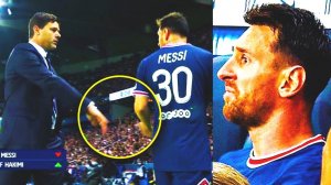 REVEALED: this is WHY MESSI WAS SO ANGRY at POCHETTINO and this is WHY LIONEL was subbed off!