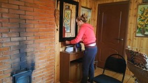 ГЕНЕРАЛЬНАЯ УБОРКА В БАНЕ! Комната отдыха в бане у родителей требует уборки! Уборка перед пасхой!