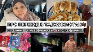 ПРО ПЕРЕЕЗД В ТАДЖИКИСТАНБУДЕТ ТУЙ ТОЧИКИ В КИШЛАКЕ‼️❤️СПОНТАННО УЕХАЛИ В ДЕРЕВНЮПОДАРКИ РОДНЫМ