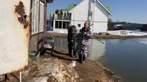 Очередная форель по открытой воде