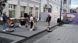 жизнь Нижнего Новгорода,уличные музыканты на Б.Покровской