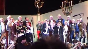 Placido Domingo sings Russian at Red Square in Moscow July 1999.
