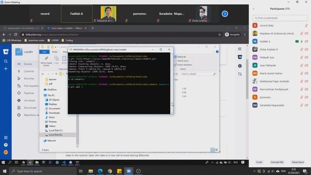 Tutorial Menggunakan Git BitBucket смотреть онлайн