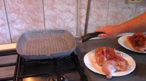 Цыпленок Табака/как приготовить дома цыпленка Табака буквально за 30 минут без заморочек