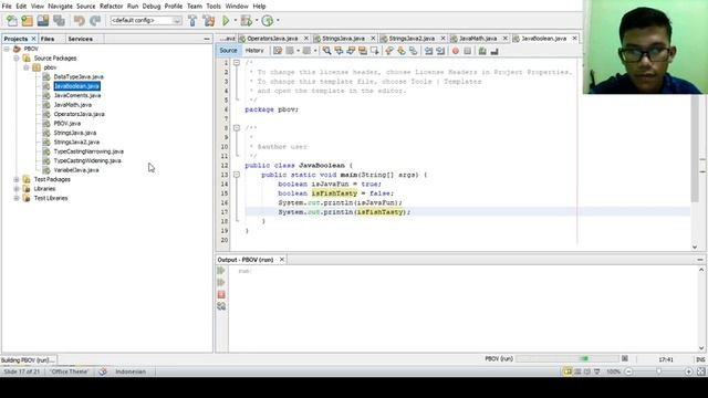 8. Java Boolean смотреть онлайн