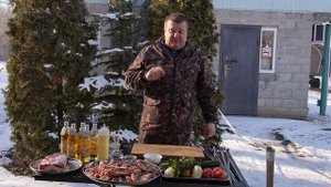 РЕЦЕПТ ШАШЛЫКА по КАВКАЗСКИ  из баранины без маринада. Баранья корейка (пистолеты) на мангале.