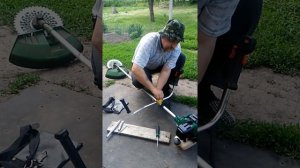 How to replace the trimmer handle / Как заменить ручку триммера