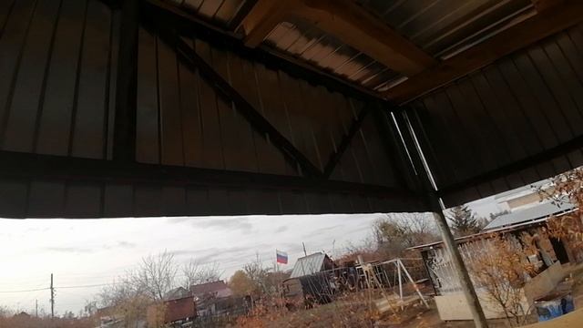 Навес из профлиста (некондиция)