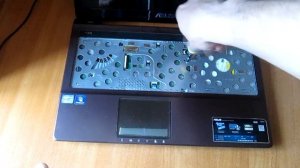 Разборка и чистка ноутбука ASUS K53E