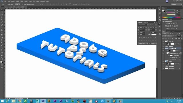 How To Make 3D Logo Design In Photoshop Tutorial-(#Photoshop) смотреть онлайн