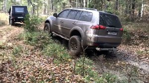 Заруба на Бездорожье Гелика против Паджеро Спорт2. Gelik vs Pajero Sport2