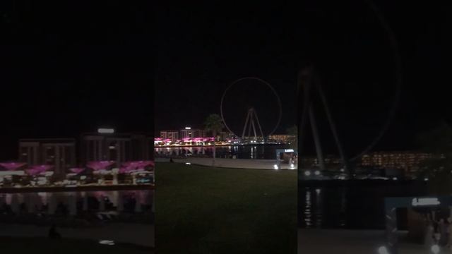 Вечерний променад по Dubai Marina
