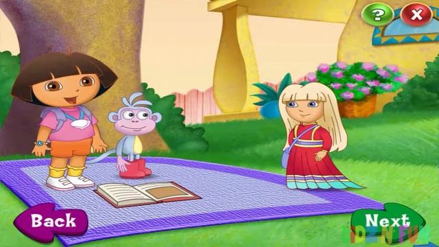 Dora the Explorer Saves the Crystal Kingdom PART 1 - Beginning (Game for Kids) смотреть онлайн