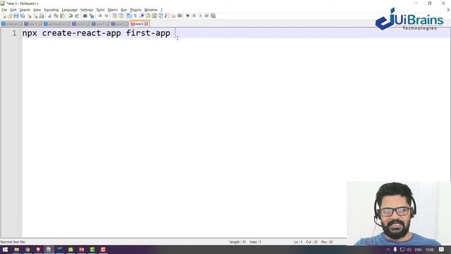 03 First Application Creation | React JS Tutorial 2021 | NAVEEN SAGGAM смотреть онлайн