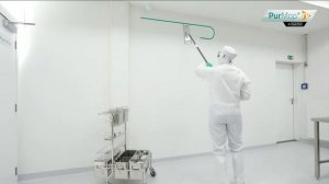 Уборка чистого помещения с помощью системы EGRO компании HYDROFLEX