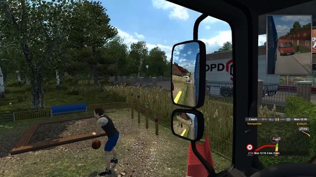 ETS2 tight place for unloading 1.27