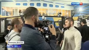 В Махачкале открыли борцовский зал. Хабиб сказал свое мнение