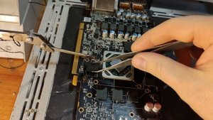 Ремонт и апгрейд видеокарты RX580 с 4GB версии до 8GB
