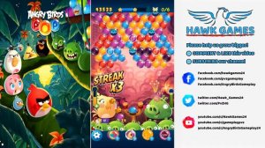 Angry Birds Stella POP Bubble Shooter Level 43 - Walkthrough, No Boosters