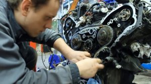 Audi 3.0TDI timing chain replacement | Audi 3.0TDI ketivahetus