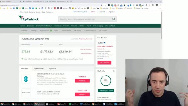How I made £1,849.14 from Cashback from my Amazon FBA Online / Retail Arbitrage Business
