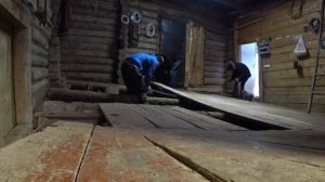 Ремонтируем пол в сенях старого дома. Часть1.