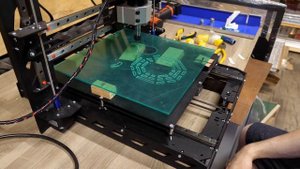 Как мы делали из 3D-принтера  фрезерный станок ! Фрезеруем фанеру, МДФ, акрил, текстолит