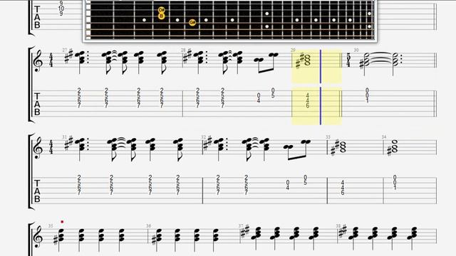 Beatles The   Don t Let Me Down GUITAR 3 TABLATURE