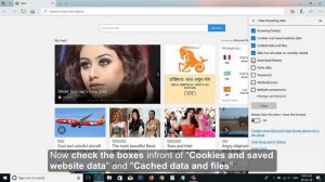 Clear Cache and Cookies in Microsoft Edge Browser