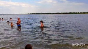 Волгоград город герой Купаемся в реке Волга