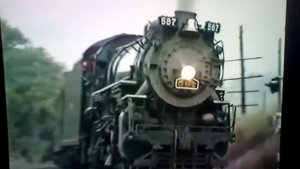 steam Tripleheader Nickel plate Road #587 Norfolk and western #611 & #1218 - July 16, 1989