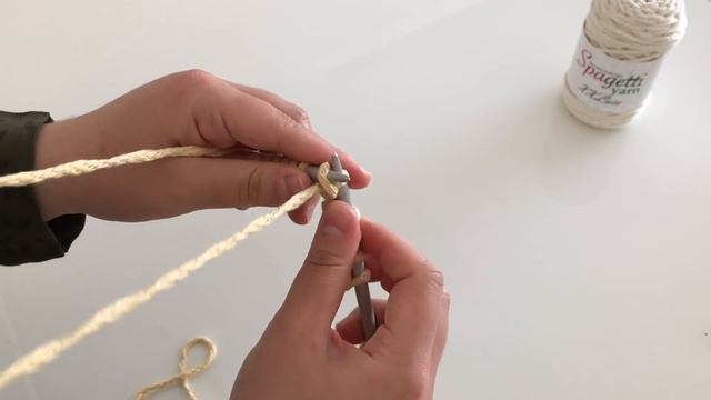 Penye İpten PUF Yapımı ( Spagetti Yarn Xxl ) - Part 1 смотреть онлайн