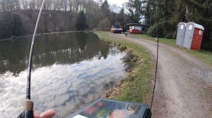 Ловля форели на немецких платниках!! Trout Area Fishing.