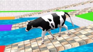 Animal Crossing Fountain With Gorilla Mammoth Elephant Cow Tiger Choose The Right Door Game Video