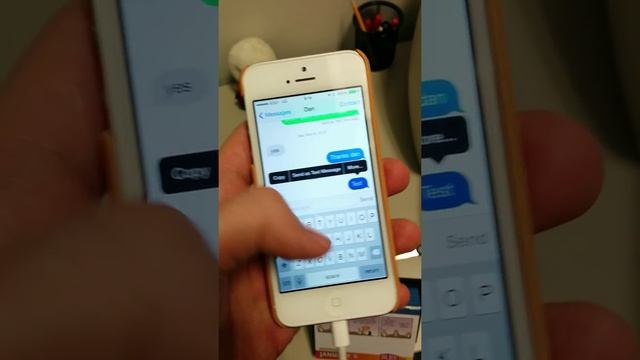 IPhone changing from imessage to text