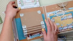 Детский альбом в американском стиле: скрапбукинг, видеообзор