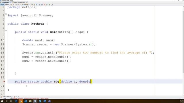 Northridge Programming Methods (functions) in Java