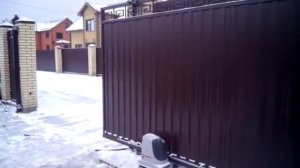 Работа скоростного привода RUN 400HS от Nice