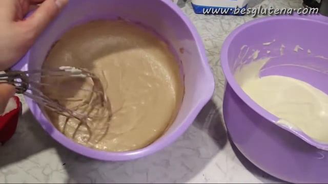 Торт "День и ночь" без глютена и сахара