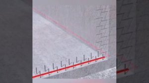 Герметизация шва между стенами и фундаментом.