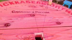 Садовая мебель (лавочка) из катушки своими руками!!!!