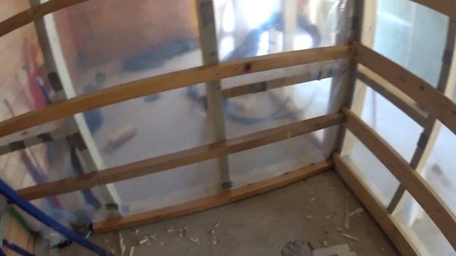 как закрепить каркасную перегородку к полу без саморезов смотреть онлайн